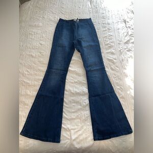 Women's Blue Flared Jeans